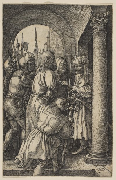 Kristus for Pilatus, fra «Lidelsen» av Albrecht Dürer