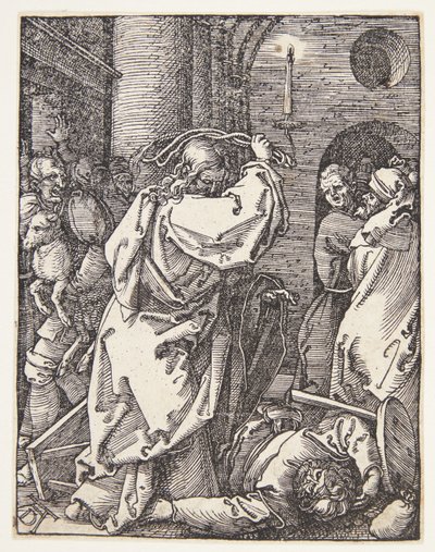 Kristus utviser pengeutlånerne fra tempelet av Albrecht Dürer
