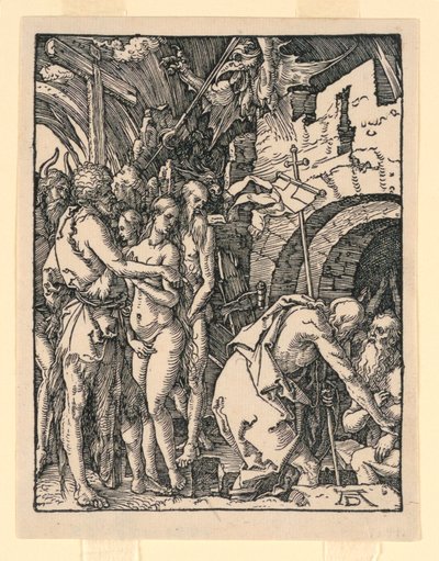 Christ in Limbo (Harrowing of Hell), fra The Little Passion Series av Albrecht Dürer