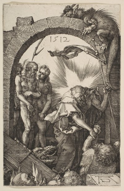 Kristus i limbo, fra The Passion, 1512. av Albrecht Dürer