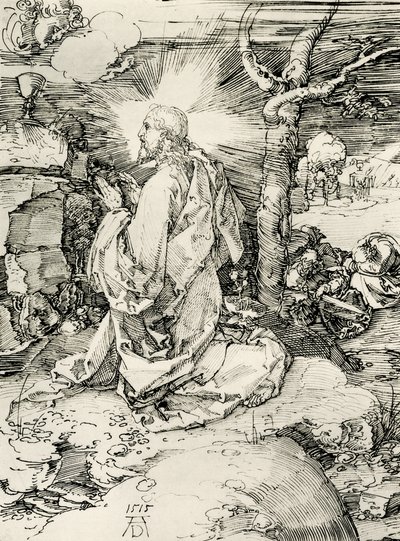 Kristus på Oljeberget av Albrecht Dürer