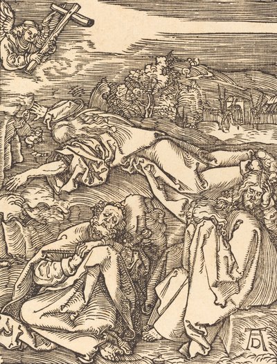 Kristus på Oljeberget, sannsynligvis ca. 15091510. av Albrecht Dürer