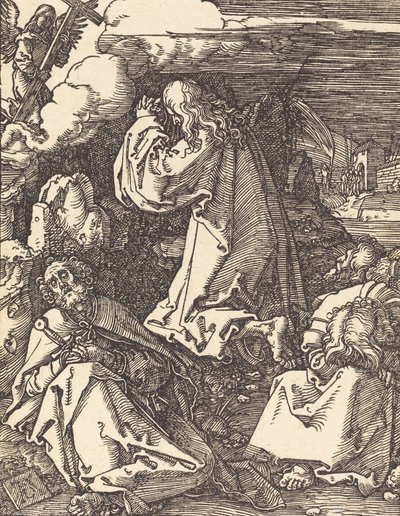 Kristus på Oljeberget, sannsynligvis ca. 15091510. av Albrecht Dürer