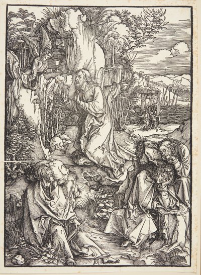 Kristus på olivenberget av Albrecht Dürer