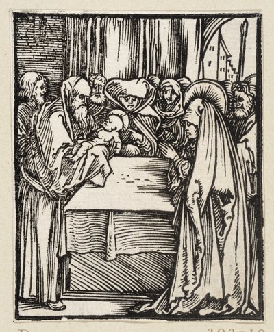 Kristi fremstilling i tempelet (43 religiøse temaer) av Albrecht Dürer