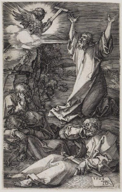 Kristus på Oljeberget av Albrecht Dürer