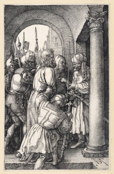 Kristus foran Pilatus (Den graverte pasjonen) av Albrecht Dürer