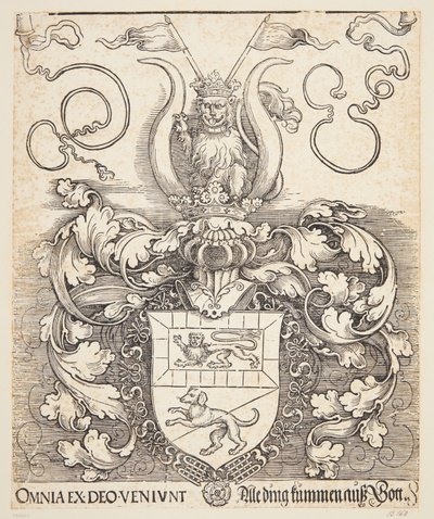 Våpenskjold fra Lorenz Staiber av Albrecht Dürer