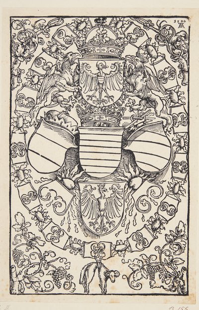 Våpenskjold av Maximilian I som konge av romerne av Albrecht Dürer
