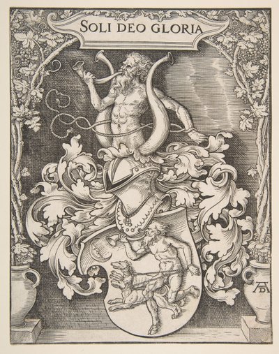Våpenskjold til Johann Tscherte.n.d. av Albrecht Dürer