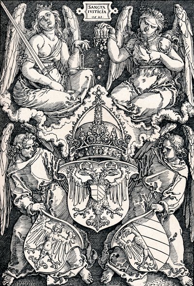 Våpenskjold fra byen Nürnberg, 1521 1906. av Albrecht Dürer