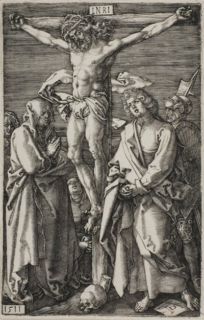 Crucifixion, fra The Engraved Passion av Albrecht Dürer