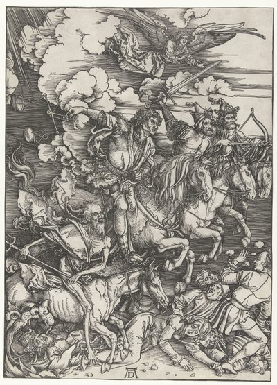 Apokalypsens fire ryttere av Albrecht Dürer