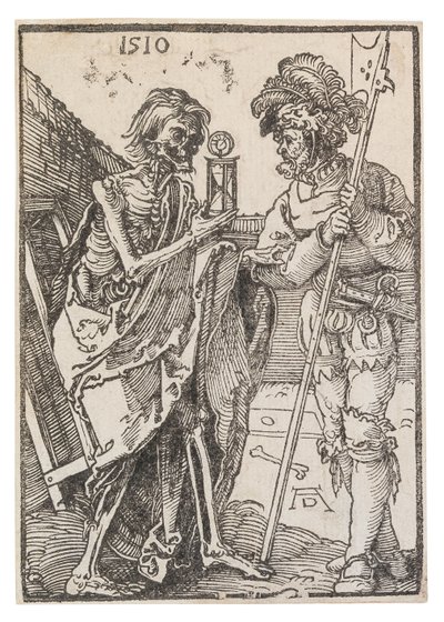 Døden og Lansquenet, 1510. av Albrecht Dürer