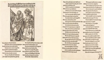 Døden og Lansquenet av Albrecht Dürer