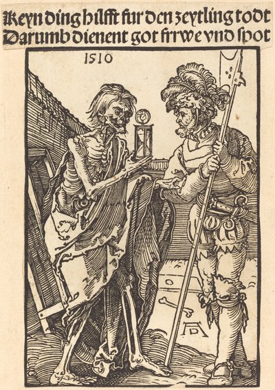 Døden og Lansquenet av Albrecht Dürer