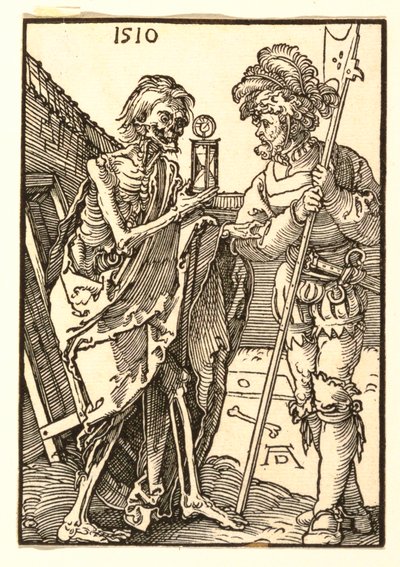 Døden og Lansquenet av Albrecht Dürer