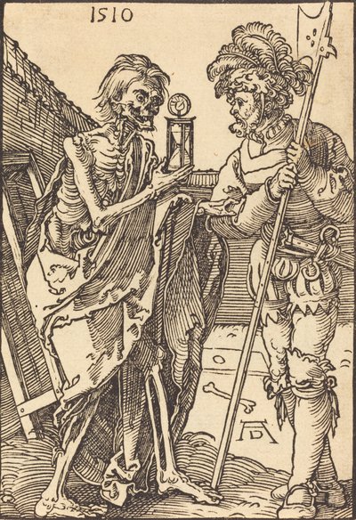 Døden og Lansquenet, 1510. av Albrecht Dürer