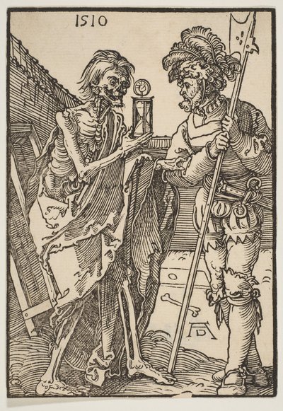 Døden og Lansquenet.n.d. av Albrecht Dürer