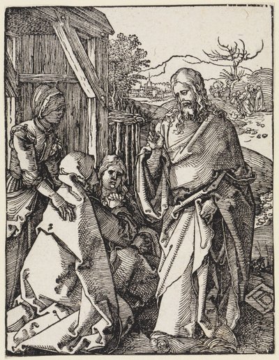 Kristi avskjed med sin mor av Albrecht Dürer