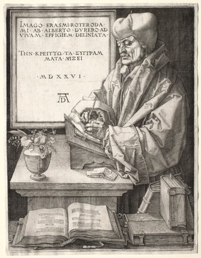 Desiderius Erasmus fra Rotterdam av Albrecht Dürer