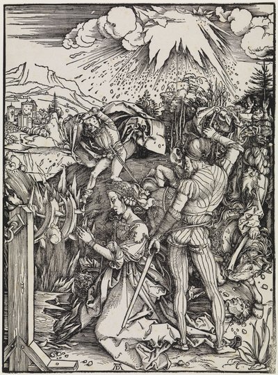 Halshoggingen av den hellige Katarina av Albrecht Dürer