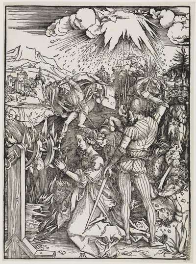 Halshuggingen av den hellige Katarina av Albrecht Dürer