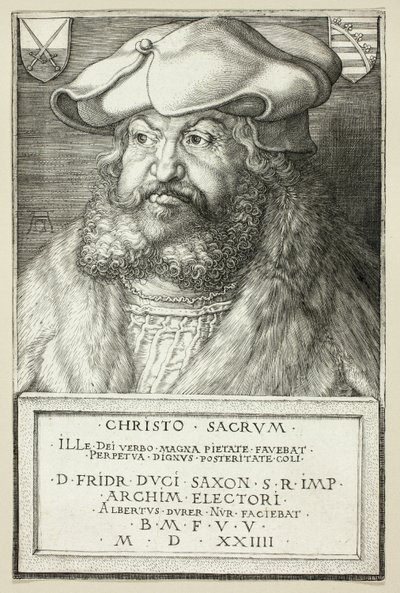 Kurfyrst Fredrik den vise av Sachsen av Albrecht Dürer