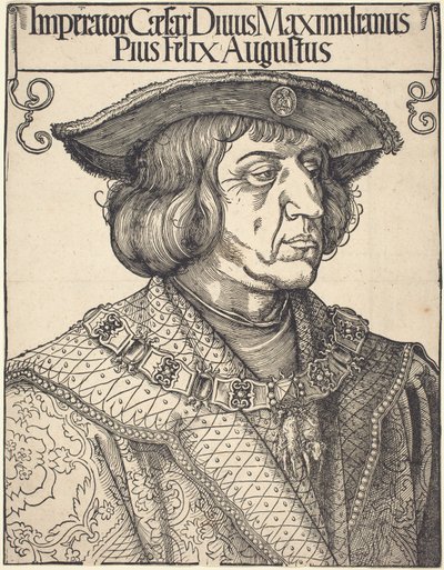 Keiser Maximilian I av Albrecht Dürer