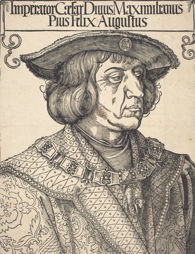 Keiser Maximilian I, ca. 1518. av Albrecht Dürer