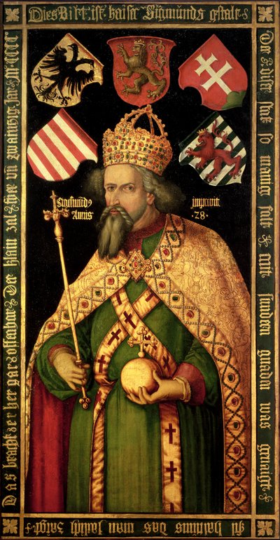 Keiser Sigismund, den hellige romerske keiser, konge av Ungarn og Böhmen (1368–1437), ca. 1600 av Albrecht Dürer