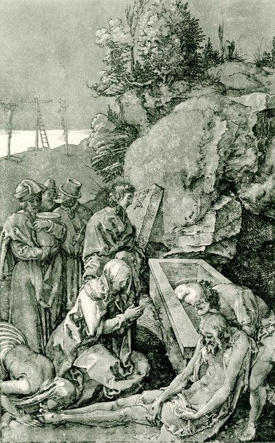 Kristi gravlegging av Albrecht Dürer