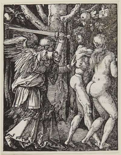 Utdrivelsen fra Paradiset av Albrecht Dürer