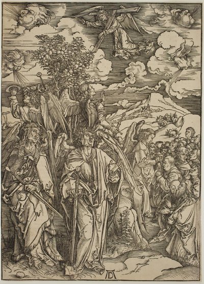 Four Angels Staying the Winds av Albrecht Dürer