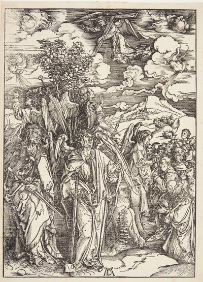 Four Angels Staying the Winds av Albrecht Dürer