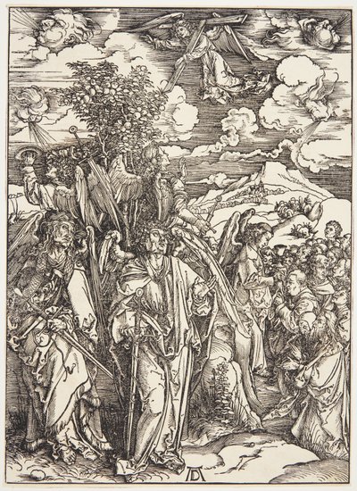 Four Angels Staying the Winds av Albrecht Dürer