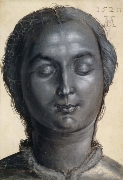 Hodet til en kvinne, 1520. av Albrecht Dürer
