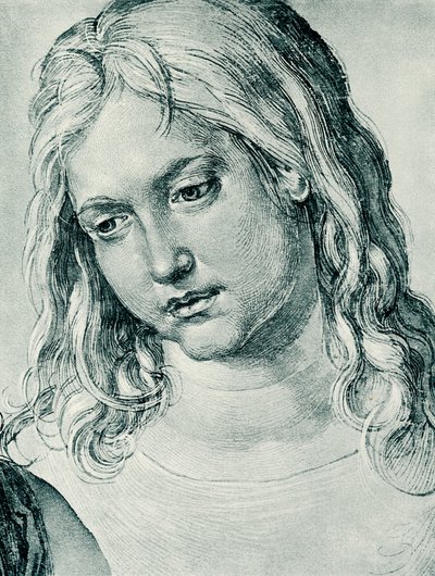 Hodet til den tolvårige gutten Jesus av Albrecht Dürer