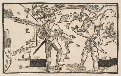 Heauton Timourumenos, fra The Comedies of Terence, 1800-talls opptrykk.n.d. av Albrecht Dürer