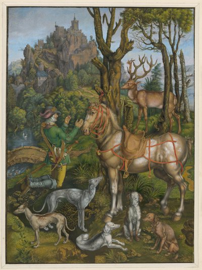 Sankt Eustachius av Albrecht Dürer