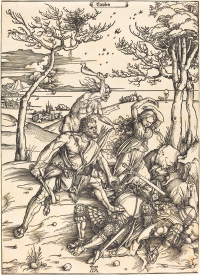 Hercules erobrer Cacus ("Hercules") av Albrecht Dürer