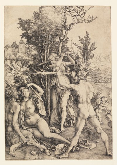 Hercules at the Crossroads (The Effects of Jealousy) av Albrecht Dürer