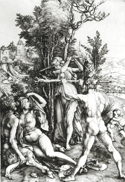 Herkules ved veikrysset, 1498 av Albrecht Dürer