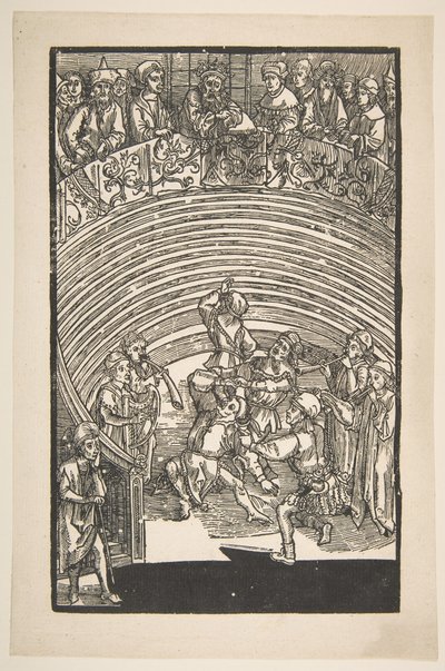 Illustrasjon fra The Comedie of Terence, 1800-talls opptrykk.n.d. av Albrecht Dürer