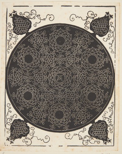 Interlaced snormønster med syv kranser av Albrecht Dürer