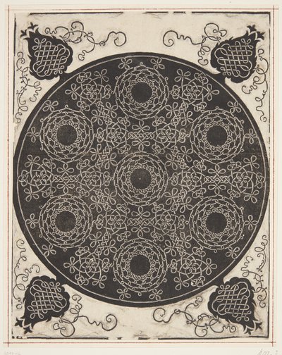 Interlaced snormønster med syv kranser av Albrecht Dürer