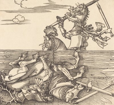 Italian Joust, ca. 1516. av Albrecht Dürer