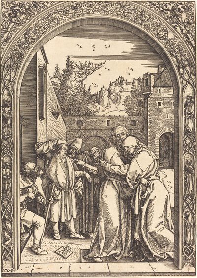 Joachim og Anna ved Golden Gate av Albrecht Dürer
