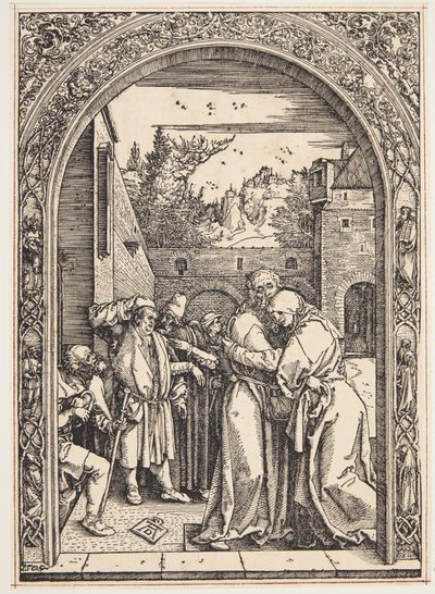 Joachim og St. Ann møtes ved Golden Gate av Albrecht Dürer