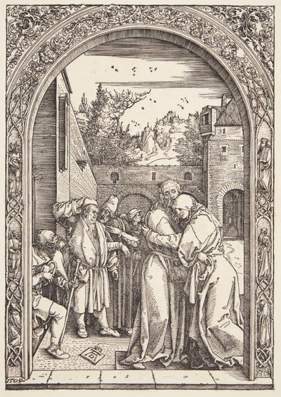 Joachim og St. Ann møtes ved Golden Gate av Albrecht Dürer